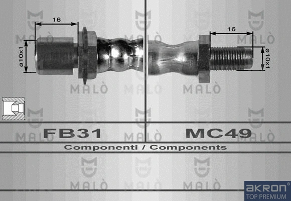Flexible de frein AKRON-MALÒ 80148