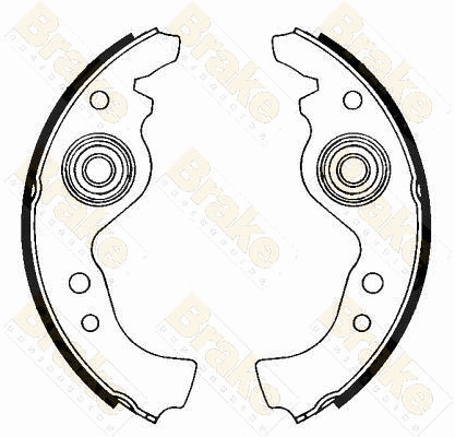 Jeu de mâchoires de frein Brake ENGINEERING SH1160