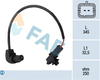Capteur d'angle, vilebrequin FAE 79329