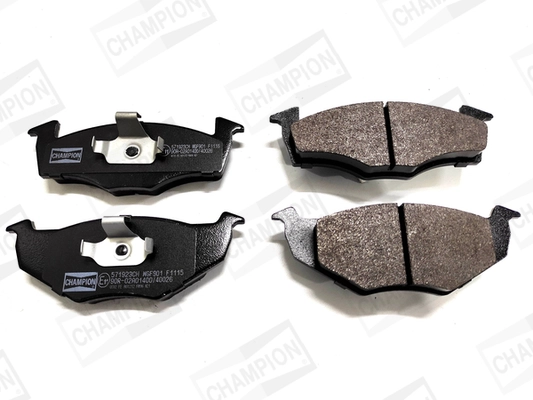 Kit de plaquettes de frein, frein à disque CHAMPION 571923CH