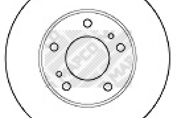 Disque de frein MAPCO 15508