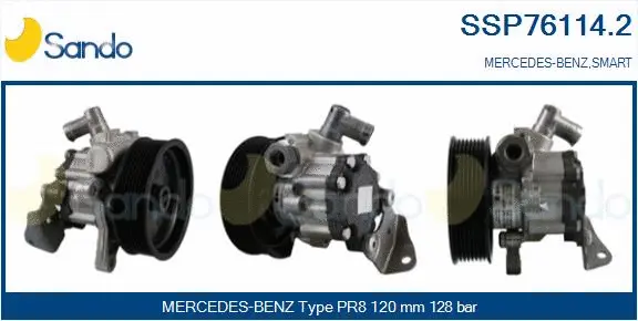 Pompe hydraulique, direction SANDO SSP76114.2