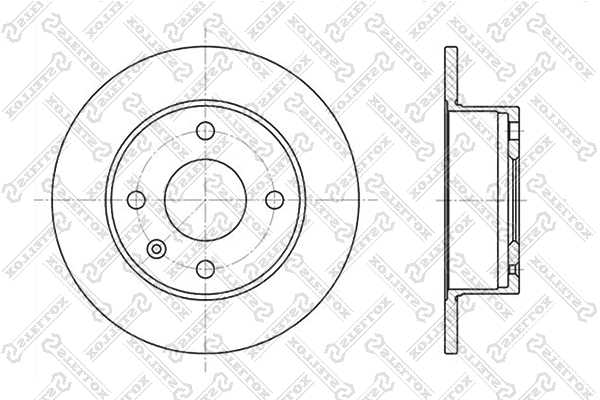 Disque de frein STELLOX 6020-2513-SX
