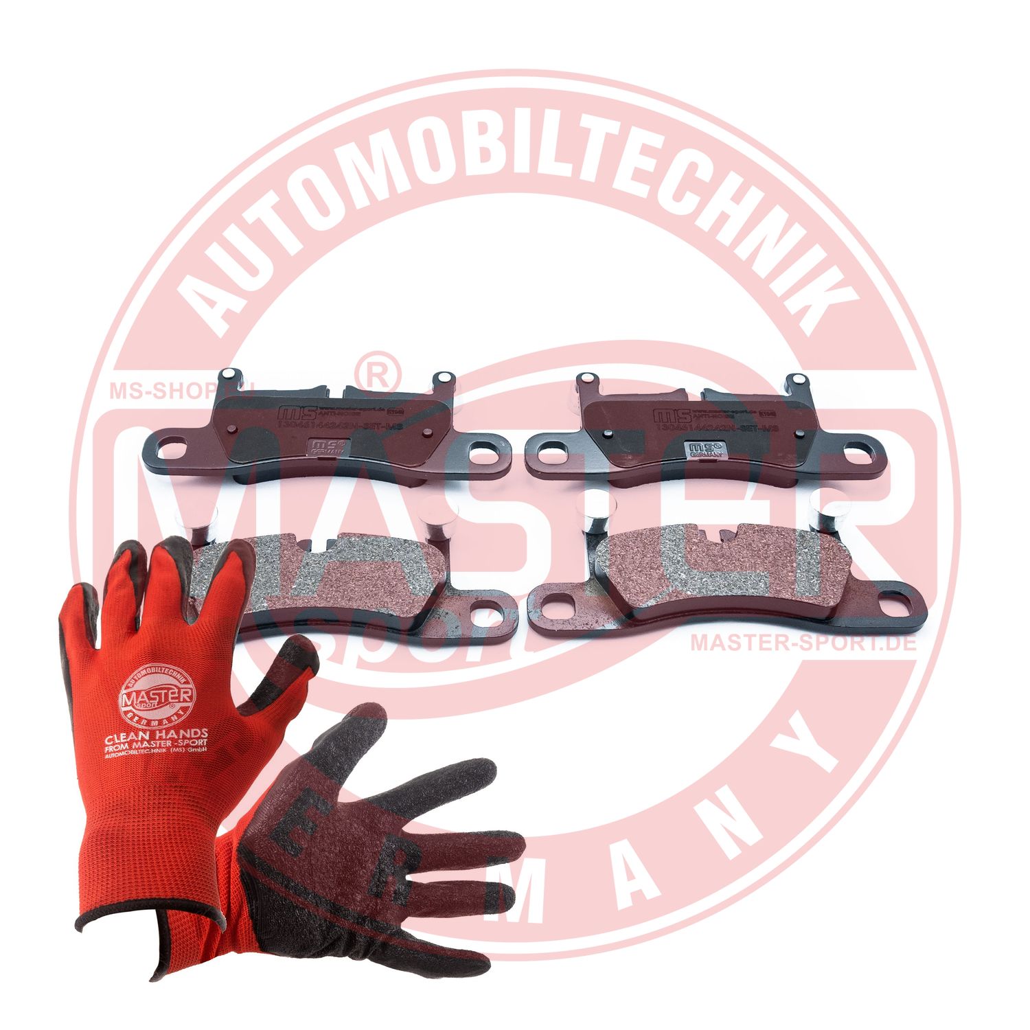 Kit de plaquettes de frein, frein à disque MASTER-SPORT GERMANY 13046144242N-SET-MSP