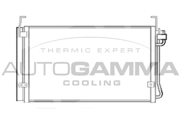 Condenseur, climatisation AUTOGAMMA 103363
