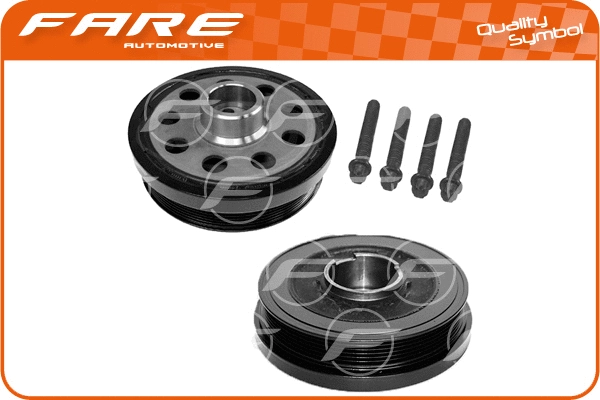Kit de poulies, vilebrequin FARE SA 4908C
