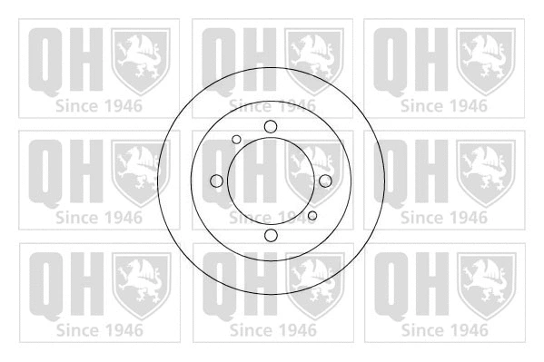Disque de frein QUINTON HAZELL BDC4924