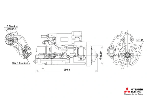 Démarreur KUTNAK AUTOMOTIVE 723448/M