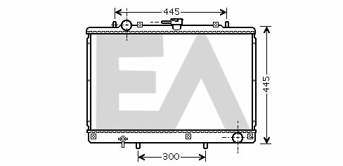 Radiateur, refroidissement du moteur EACLIMA 31R51094