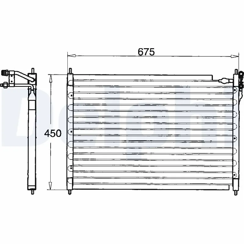 Condenseur, climatisation DELPHI TSP0225084