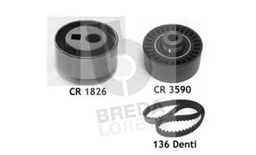 Kit de courroie crantée BREDA LORETT KCD0609