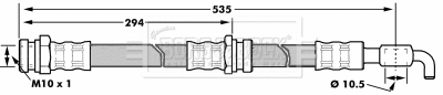 Flexible de frein BORG & BECK BBH7313