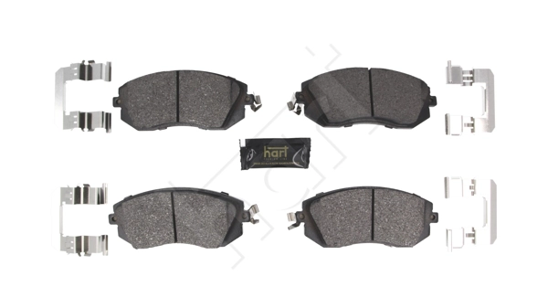 Kit de plaquettes de frein, frein à disque HART 261 806