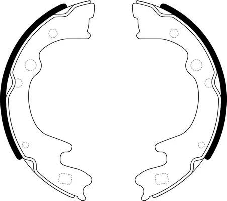 Jeu de mâchoires de frein SB BS25350