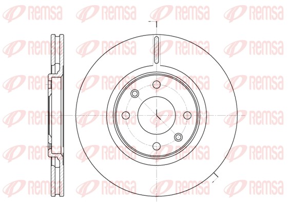 Disque de frein REMSA 6306.10