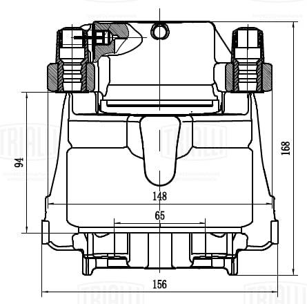 Étrier de frein TRIALLI CF 052319