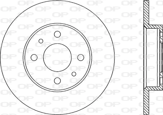 Disque de frein OPEN PARTS BDA1144.10