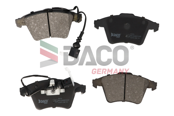 Kit de plaquettes de frein, frein à disque DACO Germany 324210