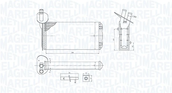 Système de chauffage MAGNETI MARELLI 350218410000