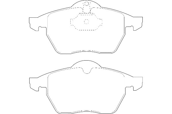 Kit de plaquettes de frein, frein à disque Omnicraft 2134972