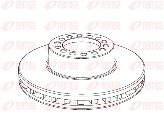 Disque de frein REMSA NCA1175.20