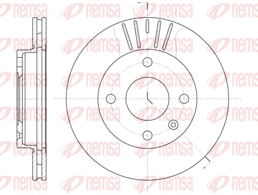 Disque de frein REMSA 6096.10