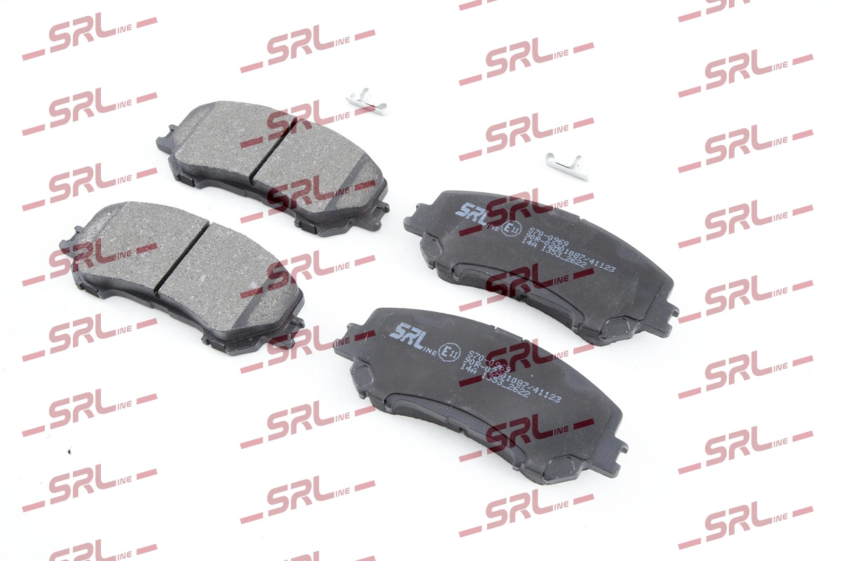 Kit de plaquettes de frein, frein à disque SRLine S70-0969