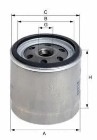Filtre à huile UNIFLUX FILTERS XO46