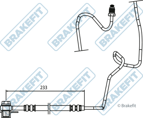 Flexible de frein APEC BHO4302