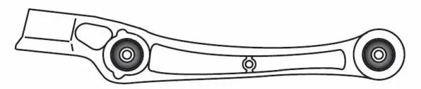 Bras de liaison, suspension de roue FRAP F4610
