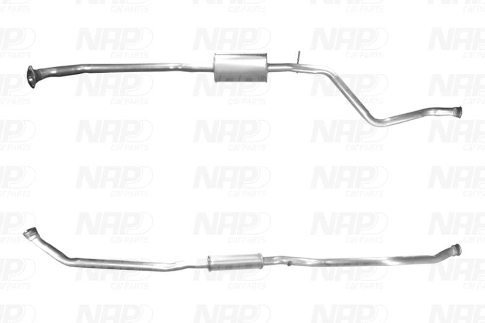 Tuyau d'échappement NAP carPARTS CAF10585