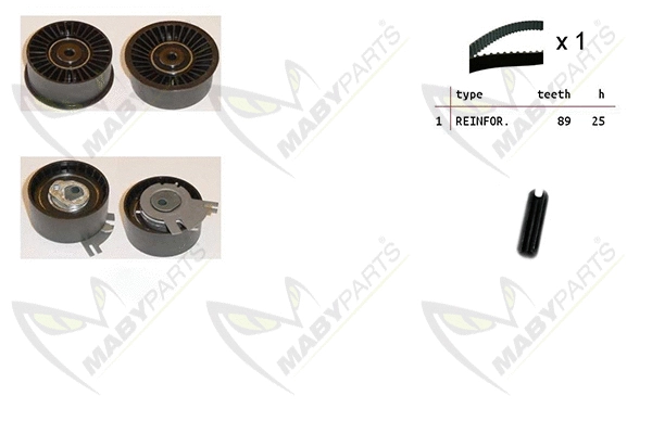 Kit de courroie crantée MABYPARTS OBK010120