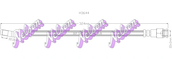 Flexible de frein KAWE H3644