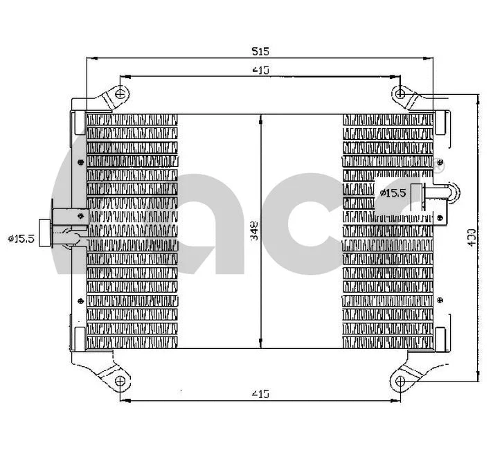 Condenseur, climatisation ACR 300537