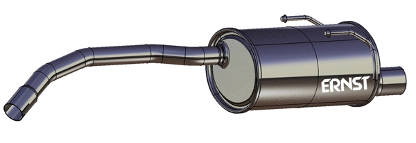 Silencieux arrière VEGAZ GmbH FTS-370ERNS