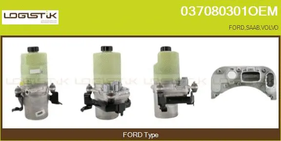 Pompe hydraulique, direction LGK 037080301OEM