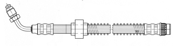 Flexible de frein CEF 512185