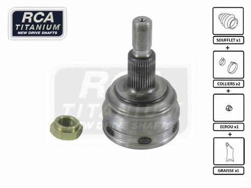 Jeu de joints, arbre de transmission RCA FRANCE AV84