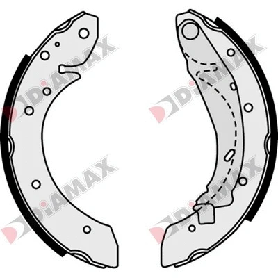 Jeu de mâchoires de frein DIAMAX N01294