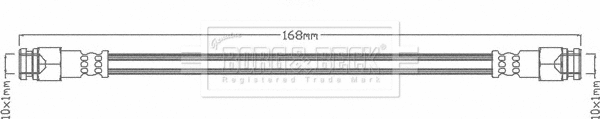Flexible de frein BORG & BECK BBH8125