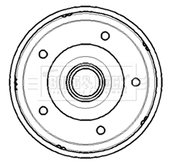Tambour de frein BORG & BECK BBR7194