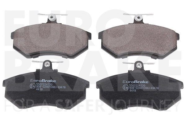 Kit de plaquettes de frein, frein à disque EUROBRAKE 5502224720