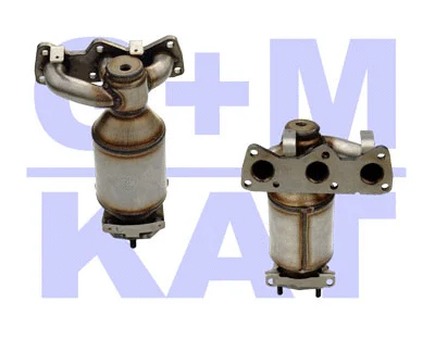 Catalyseur en coude G+M KAT 80 0524