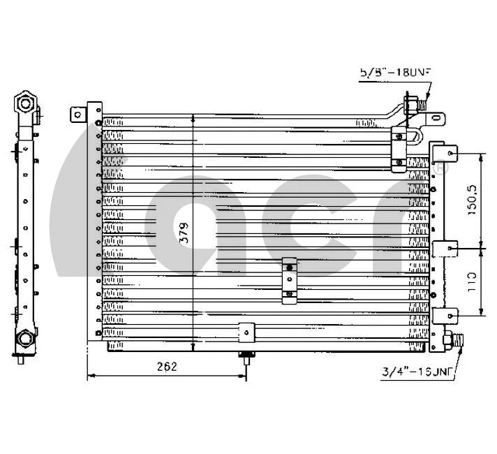 Condenseur, climatisation ACR 300265
