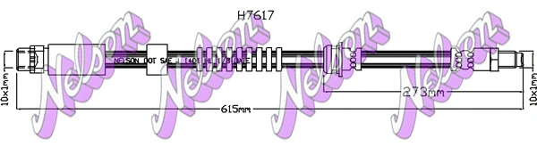 Flexible de frein KAWE H7617
