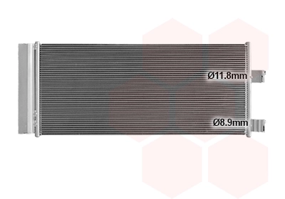 Condenseur, climatisation VAN WEZEL 37015708