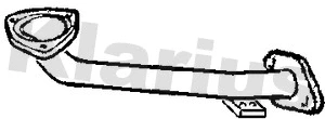 Tuyau d'échappement KLARIUS 110481