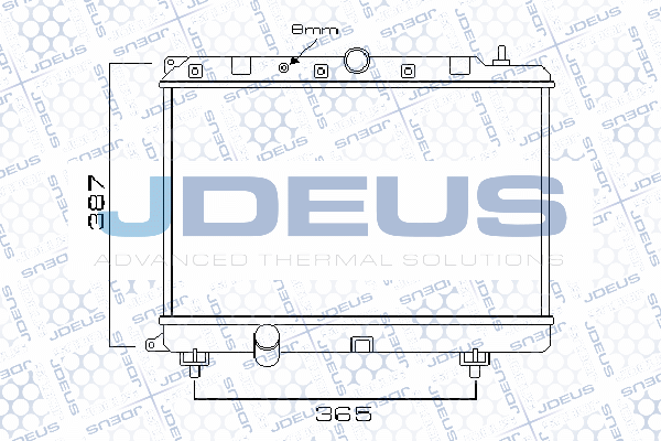 Radiateur, refroidissement du moteur JDEUS 002M02