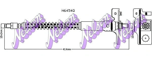 Flexible de frein KAWE H6454Q