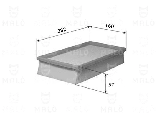 Filtre à air AKRON-MALÒ 1500521